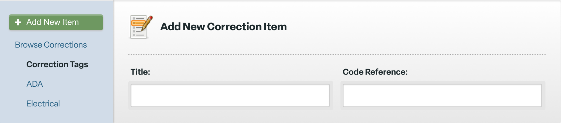 Correction Manager