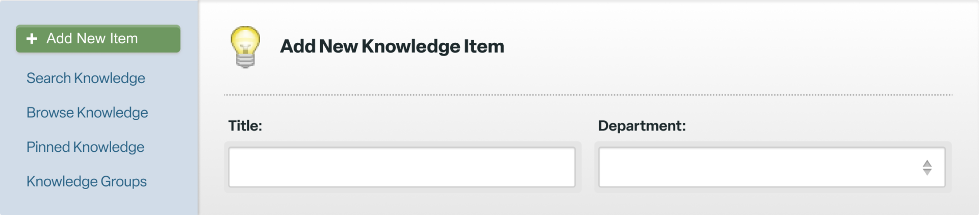 Knowledge Manager